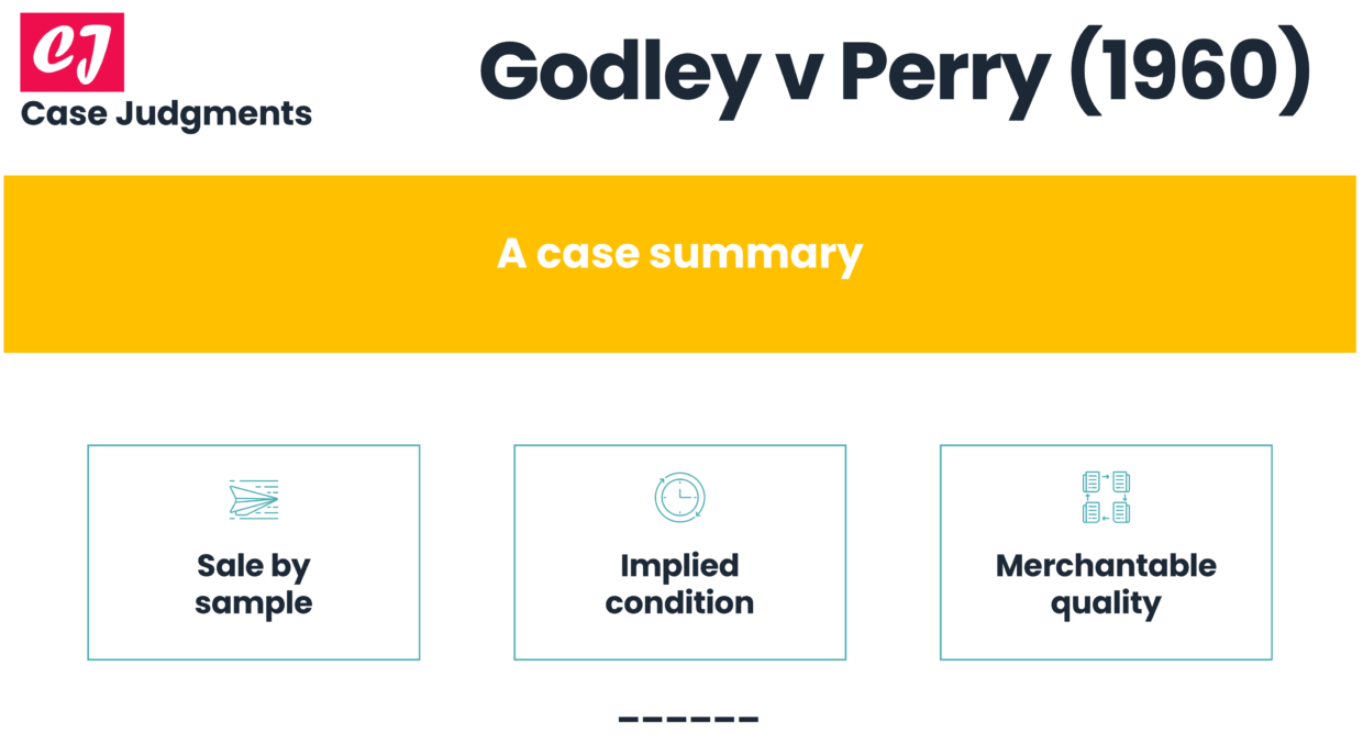 Godley v Perry