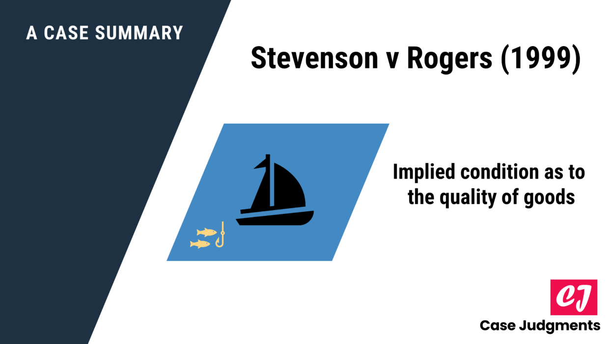 Stevenson v Rogers