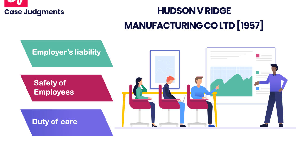 Hudson v Ridge Manufacturing