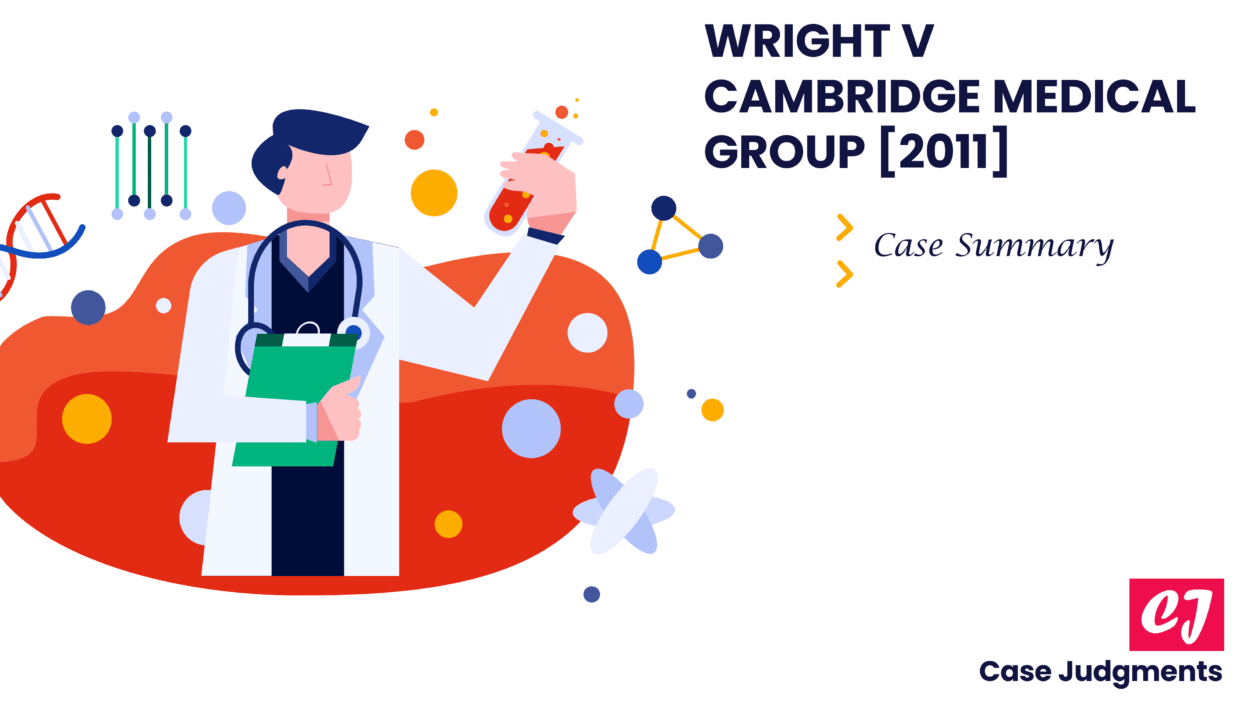 Wright v Cambridge Medical Group